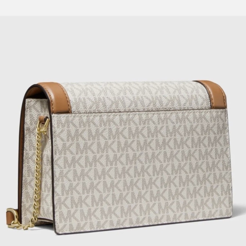 Michael Kors Brown and Cream Crossbody Bag - Picture 3 of 8